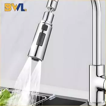 Кухонные краны Брызгозащищенный излив Универсальный удлинитель смесителя Удлиненный барботер Универсальный смеситель Универсальный разъем фиолетовый