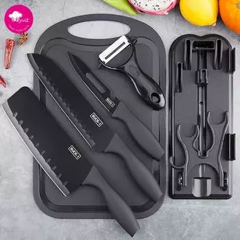 Кухонные ножи и аксессуары из нержавеющей стали в стиле ретро. Наборы ножей из нержавеющей стали.