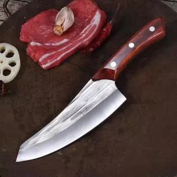 Кухонные ножи из нержавеющей стали Тесак для мяса Нож для обвалки Нож для рыбы Нож для мясника