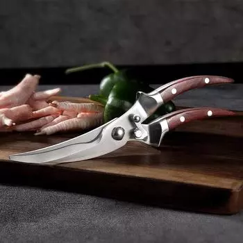 Кухонные ножницы из нержавеющей стали для разделки куриных костей, ножницы для разделки куриных костей, многофункциональный кухонный нож для разделки утиных костей