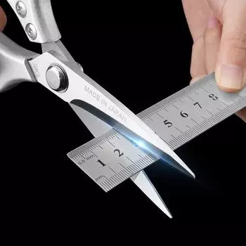 Кухонные ножницы из нержавеющей стали премиум-класса с многофункциональным функционалом, идеально подходят для резки мяса, рыбы и овощей промышленного класса