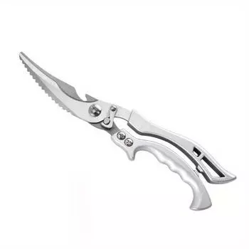 Кухонные ножницы Ножницы для куриных костей из нержавеющей стали Многофункциональные ножницы Бытовые ножницы для барбекю Пищевые ножницы 1pcs