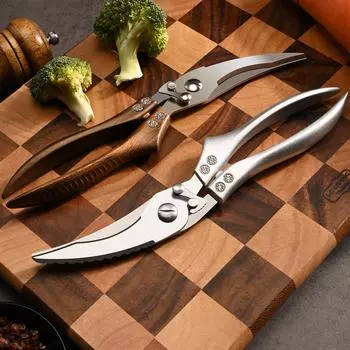 Кухонные ножницы Прочные ножницы для куриных костей пищевые ножницы из стали для куриных костей многофункциональные домашние ножницы для резки рыбы кости убить рыбу