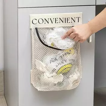 Кухонные подвесные мешки для хранения фруктов и овощей сетчатый мешок для чеснока переносной сетчатый мешок для хранения дверцы шкафа органайзер корзина