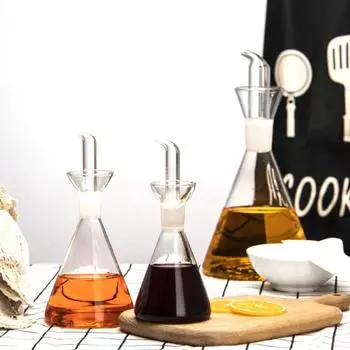 Кухонные принадлежности 500 мл/250 мл/125 мл Контейнер для приправ Диспенсер для масла Бутылка для уксуса Крут Разливщик 500ml