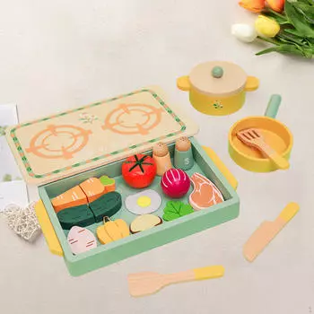 Кухонные принадлежности для игр с нарезкой фруктов и овощей для девочек младшего возраста