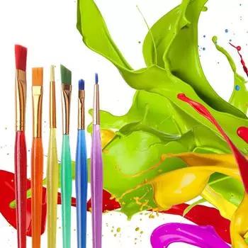 Кухонные принадлежности для выпечки Помадка Крем Кисть для торта Инструменты для украшения торта Кисть для рисования Выпечка 6 pcs