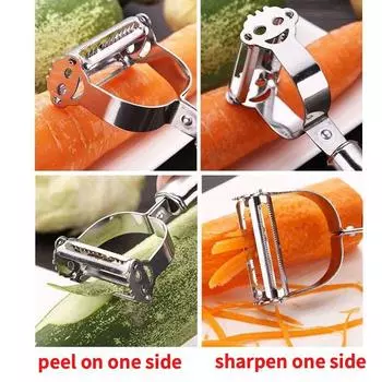 Кухонные принадлежности Инструменты для приготовления пищи Овощечистка из нержавеющей стали Овощечистка Двойная строгальная терка