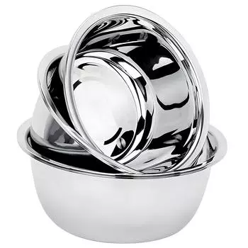 Кухонные принадлежности, рисовая лапша из нержавеющей стали, утолщенная миска для супа, кухонная утварь для овощей 18cm