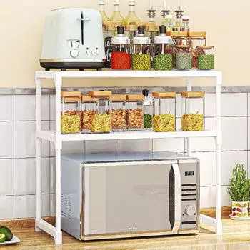 Кухонные шкафы Полки Стеллажи для хранения Прилавки Организующие стеллажи Комнаты для столовых приборов Места хранения Ванные комнаты Спальни Офисы Столы Sp 1-tier белый