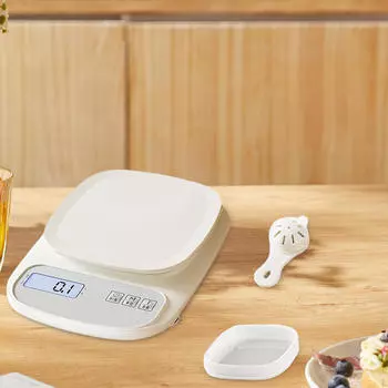 Кухонные весы для еды, карманные цифровые весы для маленькой тарелки, весы для мяса, весы для кофе 7KG