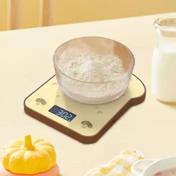 Кухонные весы для тостов, легкие, мини-хлебопекарные, прочные, многофункциональные, цифровые