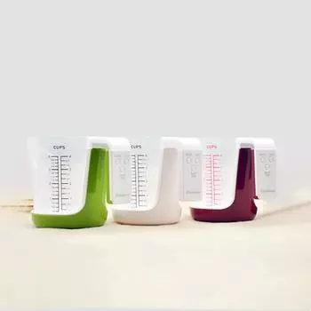 Кухонные весы с ЖК-дисплеем Цифровой стакан Электронный инструмент Hostweigh Мерный стакан Температура Вес Измерение стаканов зелёный