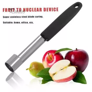 Кухонный артефакт Twist Apple Cervorer Fruit Pear Remover Pitter Cookhouse Utensil серебряный/чёрный