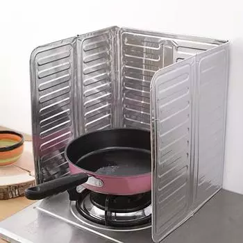 Кухонный брызговик масла, брызговик, кухонная масляная заслонка, антипригарный брызговик, алюминиевый брызговик, заслонка для изоляции плиты 1pc