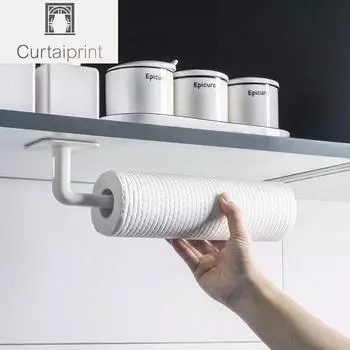 Кухонный держатель для бумажных полотенец, аксессуары под шкафом, вешалка для рулонов, держатель для полотенец, кухонный домашний органайзер, вешалка для салфеток, стеллаж для хранения