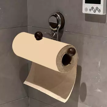 Кухонный держатель для бумажных полотенец, подставка для рулонов, настенное крепление для под шкафа Walnut