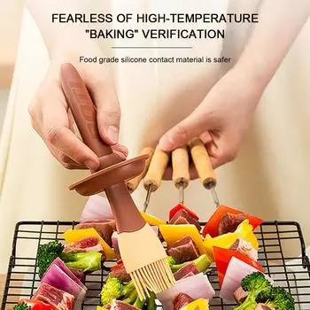 Кухонный дозатор масла с кисточкой, 3 в 1 щетка для масла для гриля и выпечки, бытовые многофункциональные силиконовые щетки для барбекю