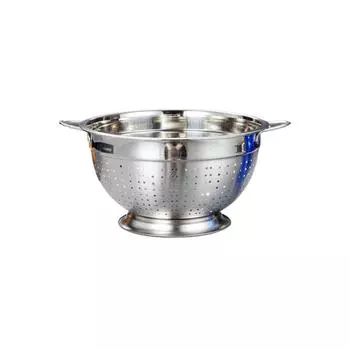 Кухонный дуршлаг из нержавеющей стали с большой емкостью для фруктовой корзины на кухне, металлический дуршлаг