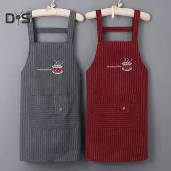 Кухонный фартук Легкий маслостойкий комбинезон для приготовления пищи кофейный