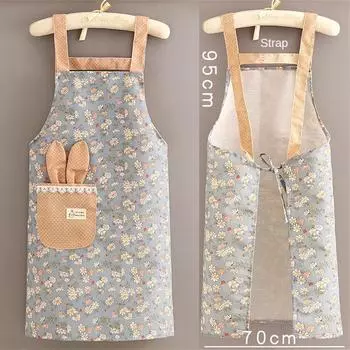 Кухонный фартук с принтом и карманом для домашней готовки, высококачественный водонепроницаемый и износостойкий, устойчивый к загрязнениям фартук для выпечки и приготовления пищи