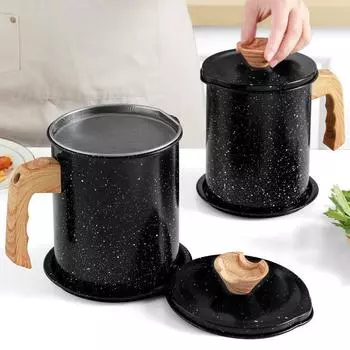 Кухонный фильтр для масла из нержавеющей стали, большой емкости, сито для жира, бак с подносом, принадлежности для готовки, бесплатная доставка