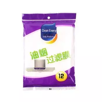 Кухонный фильтр-мембрана для улавливания масляных паров, защита от загрязнений, абсорбент масел, упаковка из 12 шт. null