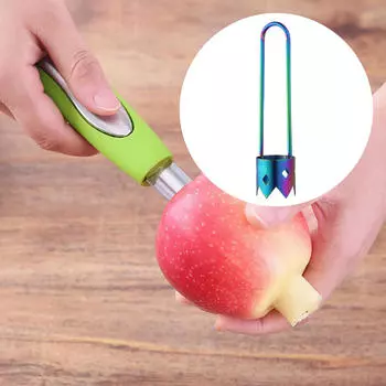 Кухонный гаджет для удаления сердцевины фруктов, легко моющийся, экономящий труд, инструмент для удаления сердцевины овощей, семена перца colorful