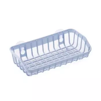 Кухонный гаджет, двойная присоска, дренажная полка, держатель для хранения губки для посуды бежевый