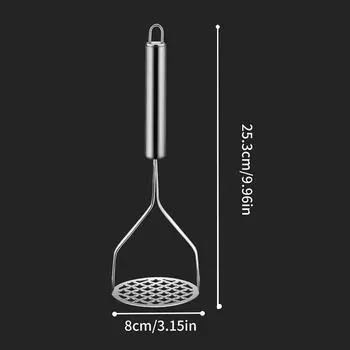 Кухонный гаджет, креативный грязевой пресс, пресс для пюре, соковыжималка из нержавеющей стали, дробилка для картофеля, толкатель, фруктовые инструменты, Cocina Cozinha серебряный