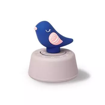 Кухонный хронограф Напоминание Механический секундомер Кулинария Выпечка Помощник Пластиковые мультяшные кухонные гаджеты Обучение Тайм-менеджер розовый