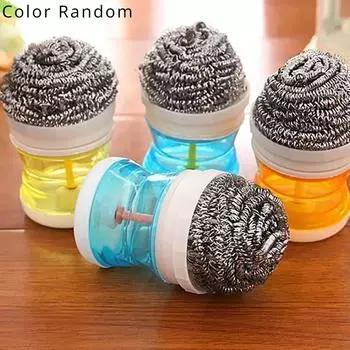 Кухонный инструмент для мытья посуды, щетка для мытья посуды с дозатором жидкого мыла