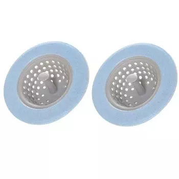 Кухонный инструмент, раковина, сито, крышка, пробка, пробка, корзина для фильтра, 2 шт. розовый