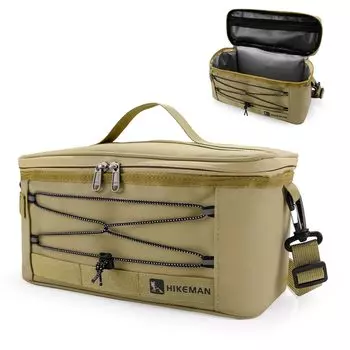 Кухонный инвентарь, приправа для кемпинга, большая подушка, устойчивая к пятнам, с водоотталкивающими свойствами, плечевой ремень можно прикрепить к Включает светоотражающие элементы хаки