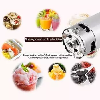 Кухонный комбайн для измельчения пищевых остатков, блендер для приготовления смузи из фруктов, соковыжималка для лимона, портативные кухонные блендеры с зарядкой от USB, соковыжималка, барная чашка L фиолетовый