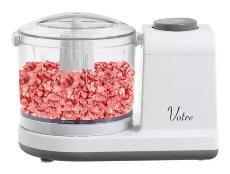 Кухонный комбайн Максимальная вместимость для приготовления пищи 200 г Можно мыть в посудомоечной машине Компактное приготовление пищи Votre Простота ухода Простота эксплуатации Белый [Yamazen] 2-в-1 (измельчение/смешивание)