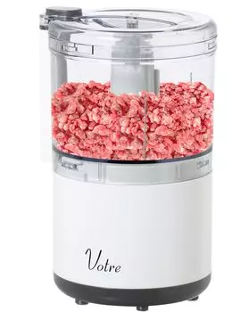 Кухонный комбайн Мини-измельчитель Максимальная производительность приготовления 200 г Компактное приготовление Votre Простота ухода Простота эксплуатации Белый [Yamazen] 2-в-1 (измельчение/смешивание) белый