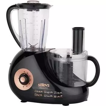 Кухонный комбайн Stilevs Robotek Pro, черный