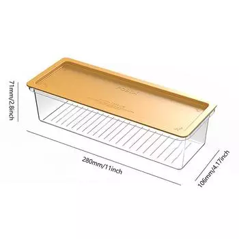 Кухонный контейнер для спагетти с лапшой, бытовой ящик для хранения консервированных круп с крышкой, коробка для спагетти, кухонный контейнер для еды белый