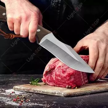 Кухонный кованый нож для обвалки, кухонный нож из нержавеющей стали, мясной нож, фруктовый нож, мясницкий нож, кухонные принадлежности