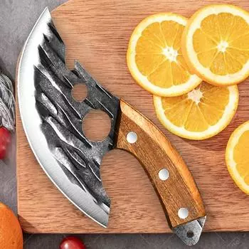 Кухонный кованый нож для обвалки мяса, многофункциональный нож для разделки мяса с открывалкой для бутылок, нож шеф-повара из нержавеющей стали, острый для резки мяса