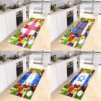 Кухонный ковер, коврик для двери крыльца, домашний пол, коридор, гостиная, дверь, ковер, балкон, нескользящий коврик 50x80cm