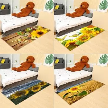 Кухонный ковер, коврик для входной двери, домашний коврик для спальни, коврик для коридора, двери, балкона, нескользящий длинный ковер 50x80cm