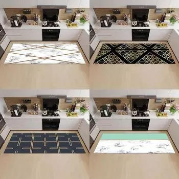 Кухонный коврик, коврик для двери, крыльца, длинный ковер для спальни, дома, балкона, ванной комнаты, нескользящий пол, ковер для гостиной 50x80cm