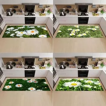 Кухонный коврик, коврик для входной двери, гостиная, спальня, длинный ковер, домашний коридор, ванная комната, нескользящий напольный ковер 50x80cm