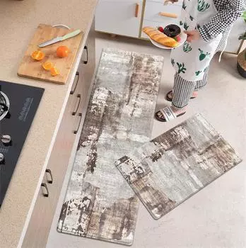 Кухонный коврик с абстрактным принтом, мягкий впитывающий ковер для ванной комнаты, прикроватный коврик для спальни, длинный ковер на заказ, большой ковер для гостиной, коридора 40x60cm 1pcs