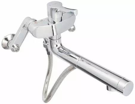 Кухонный кран TOTO TKS05314J с открытым шлангом серебряный