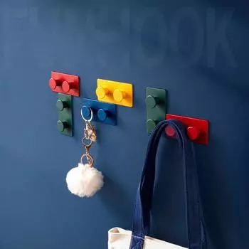 Кухонный крючок для ключей, без царапин, клейкое отверстие, многофункциональный крючок, настенный самоклеящийся держатель для ключей, пальто для гостиной