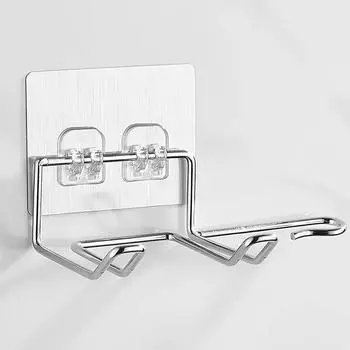 Кухонный крючок Крючки для полотенец Вешалка для посуды Наклейки на стену Крючки Вешалка для пальто Кухонные принадлежности Хранение на кухне