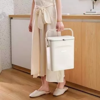 Кухонный мусорный бак Yousheng 9л с крышкой, подвесной мусорный бак, настенный мусорный бак, дверца кухонного шкафа, мусорное ведро для компоста, ванная комната под раковиной, мусорное ведро B